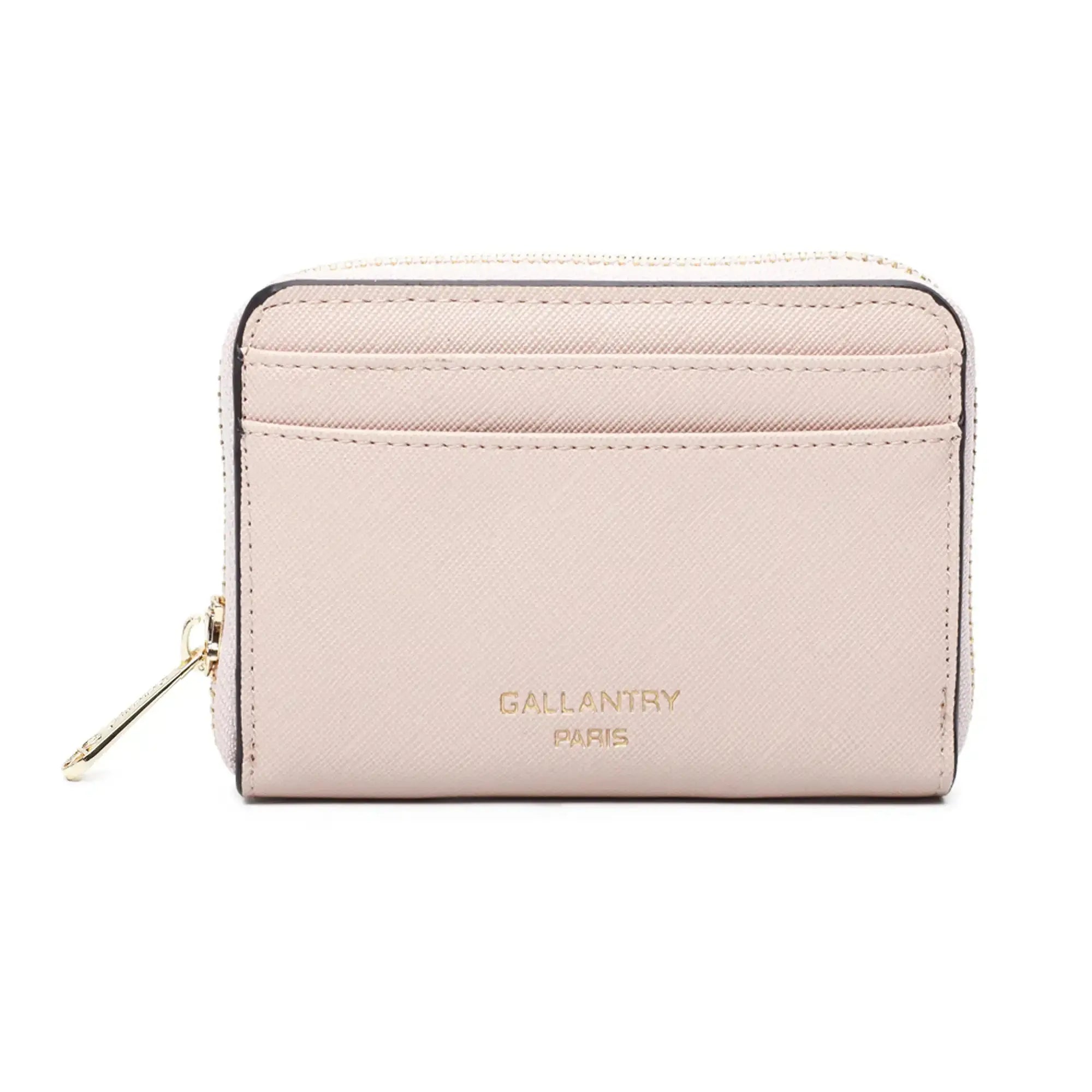 Gallantry Portefeuille porte-monnaie femme française rose