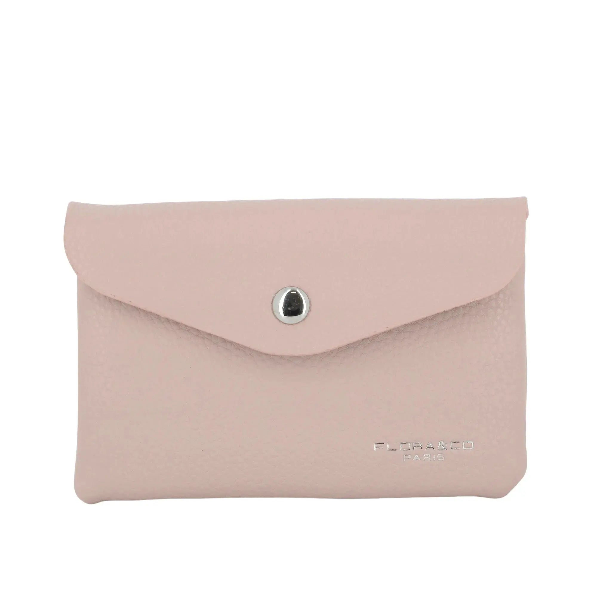 Flora & co Porte-monnaie portefeuille femme mi-long Rose