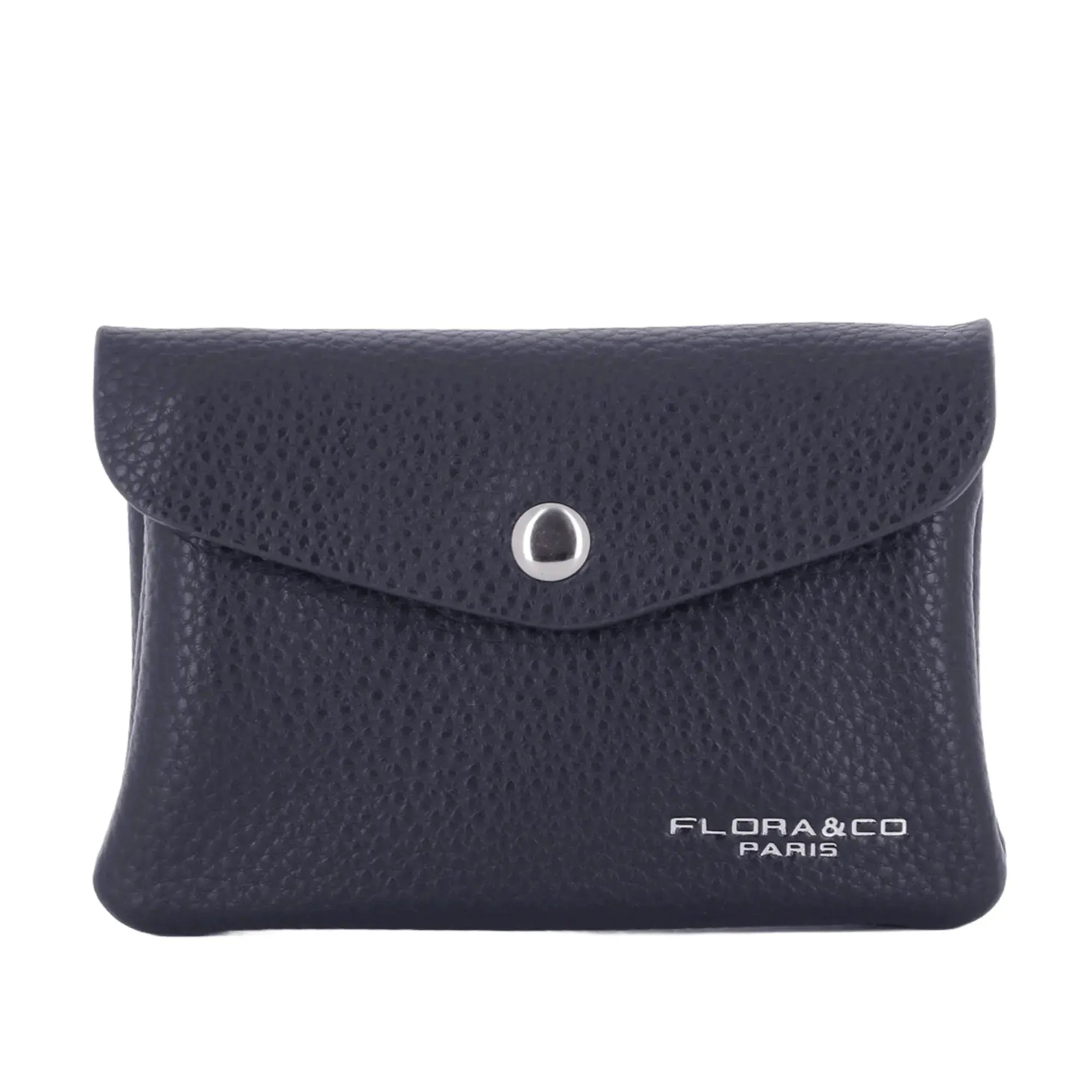 Flora & co Porte-monnaie portefeuille femme mi-long Bleu Marine