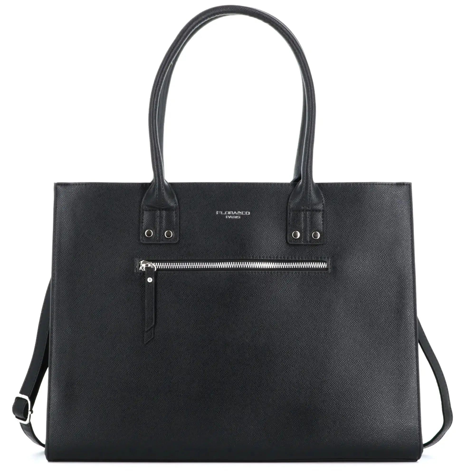 Flora & co Sac cabas femme rigide A4 noir