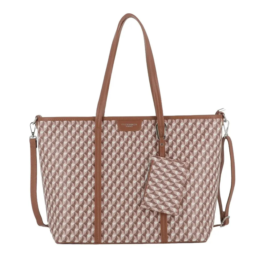 Flora & co Sac cabas a4 femme multicolore camel