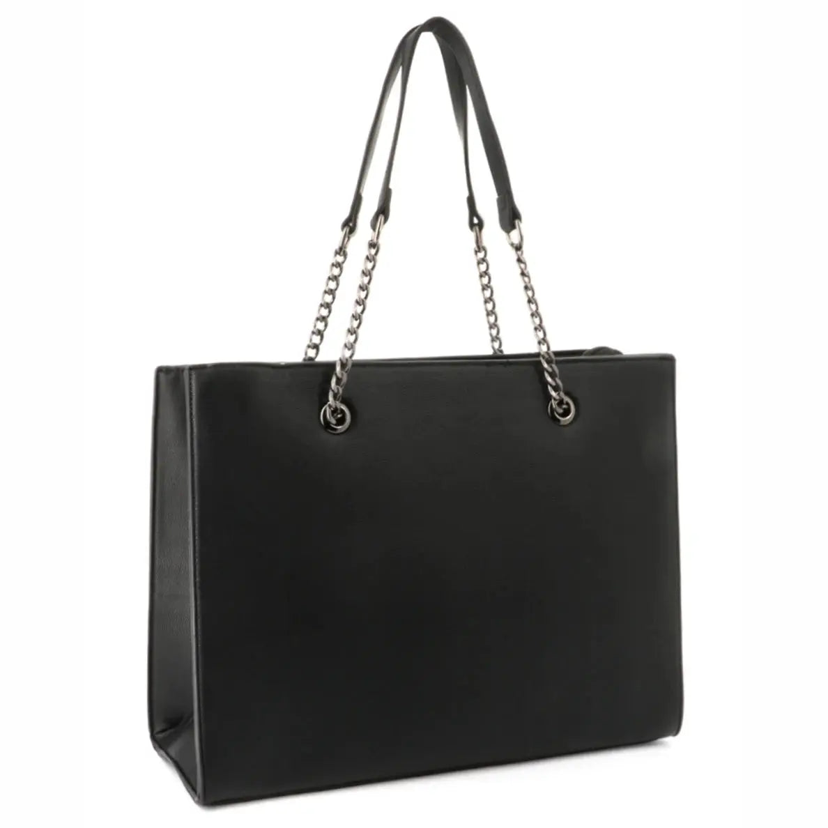 Crocochic Sac à main femme chaînes cours noir