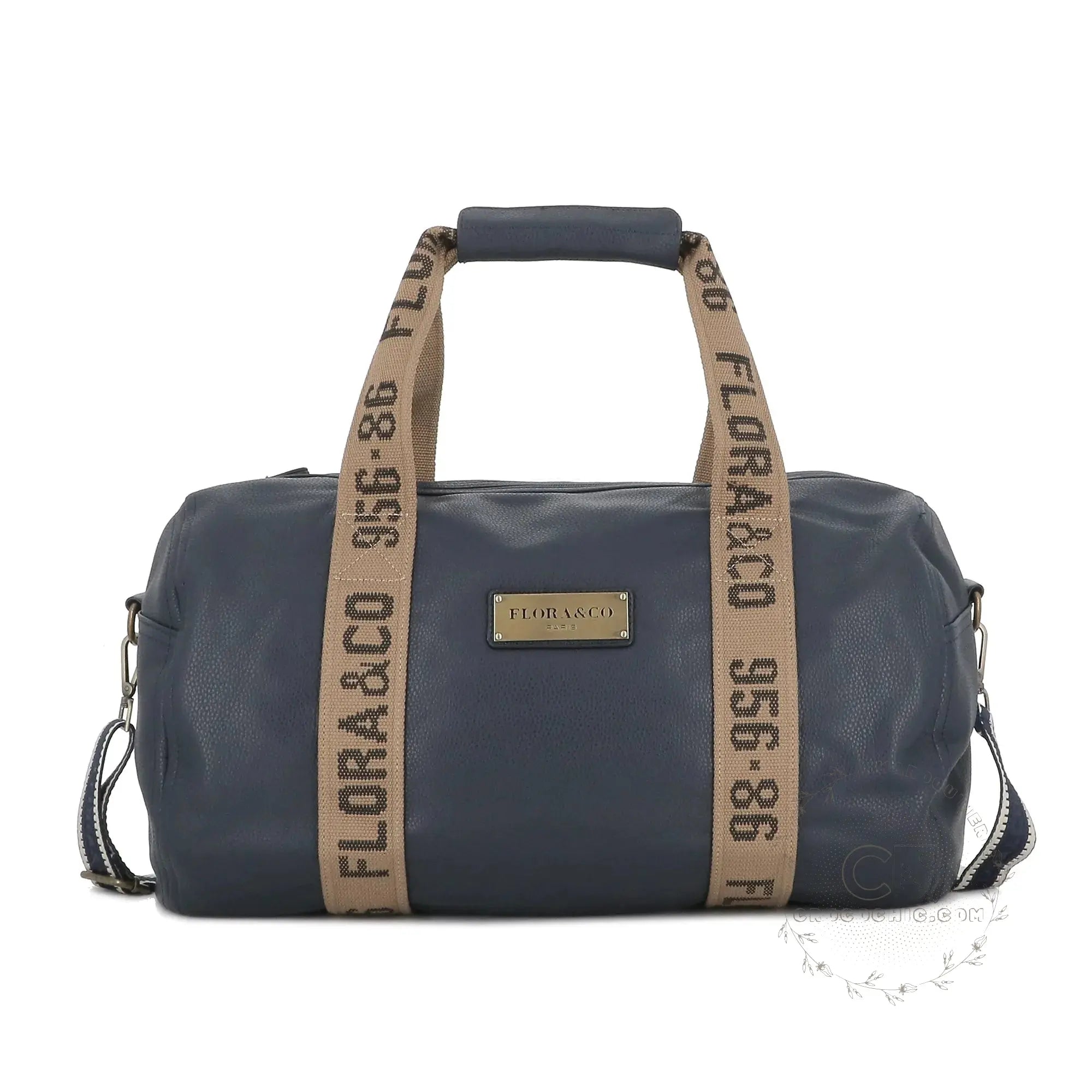 Flora & co Sac polochon sport voyage mixte bleu marine