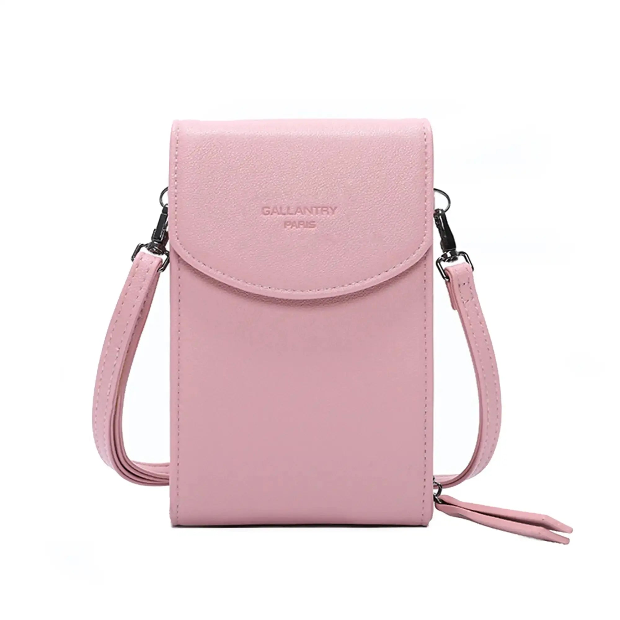 Gallantry Pochette téléphone bandoulière femme rose