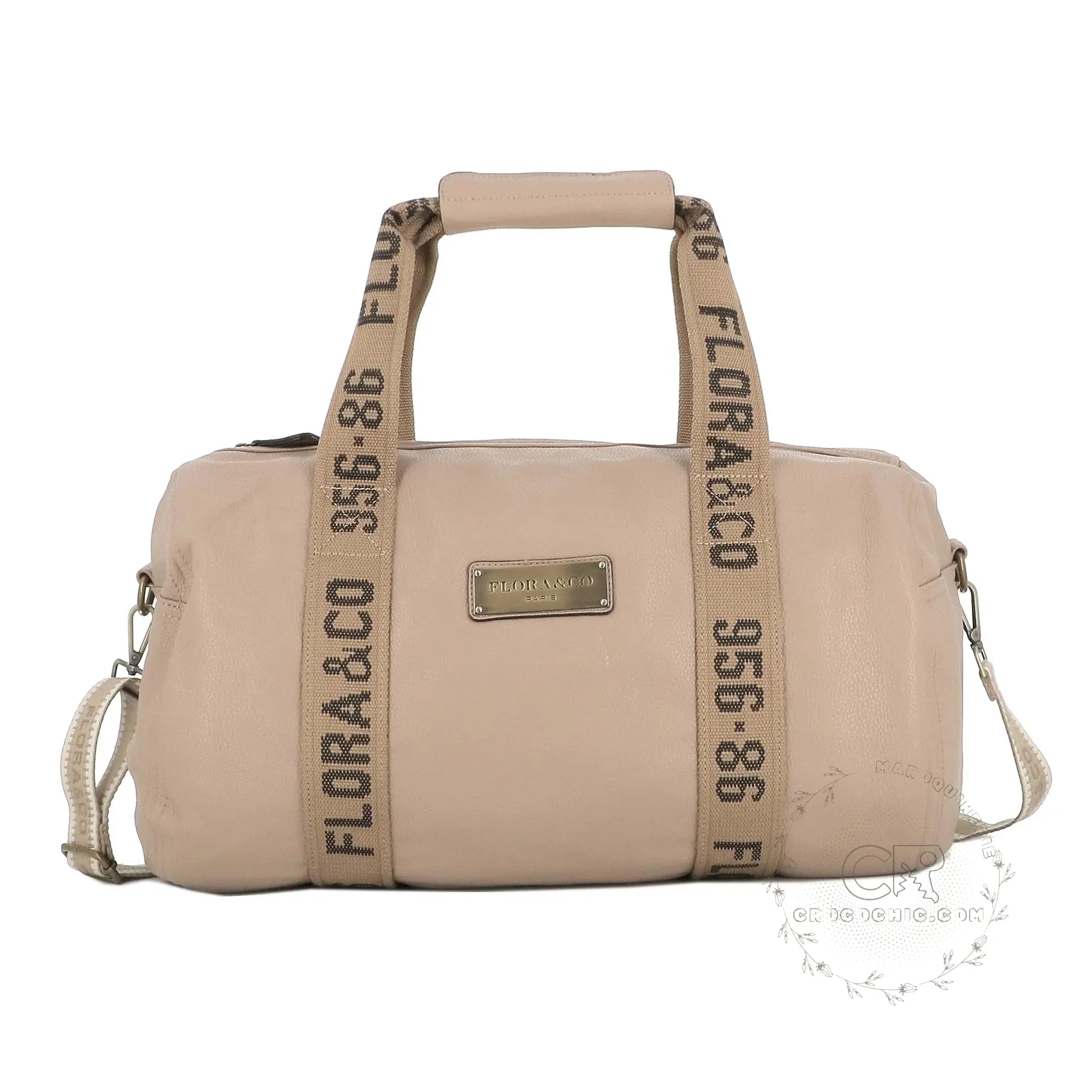 Flora & co Sac polochon sport voyage mixte beige