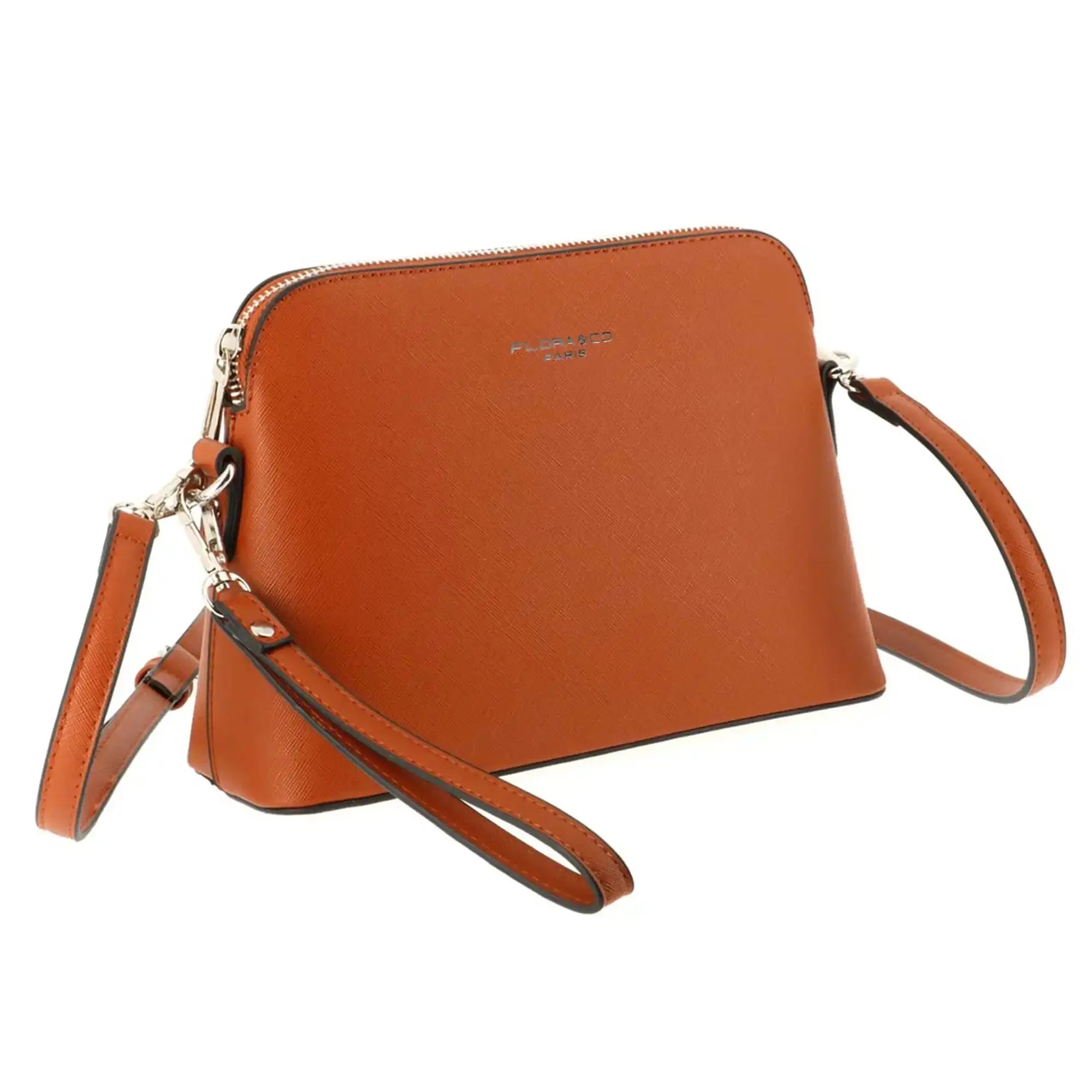 Flora & co Sac bandoulière femme dragonne camel