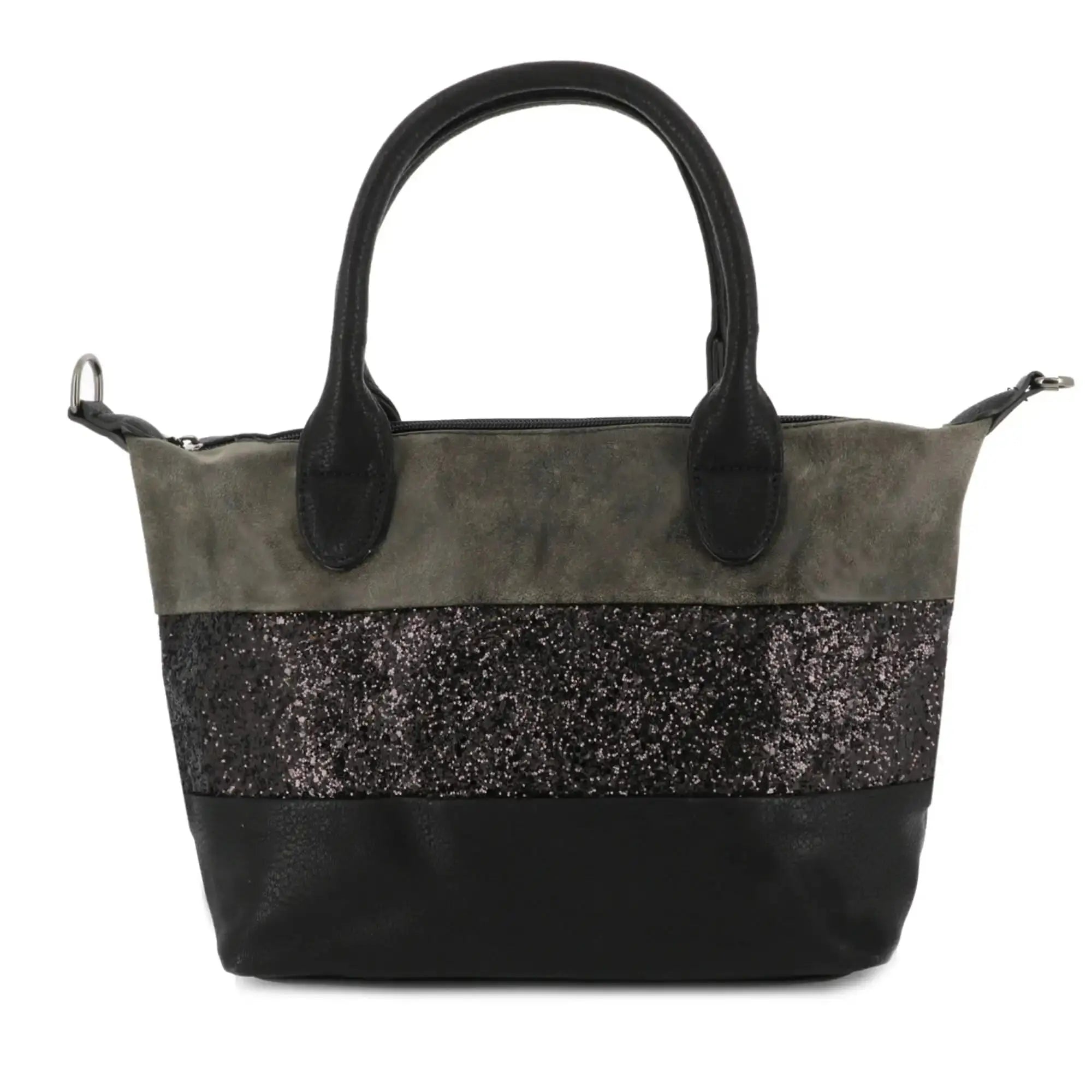 Gallantry Sac à main femme paillette multicolore noir