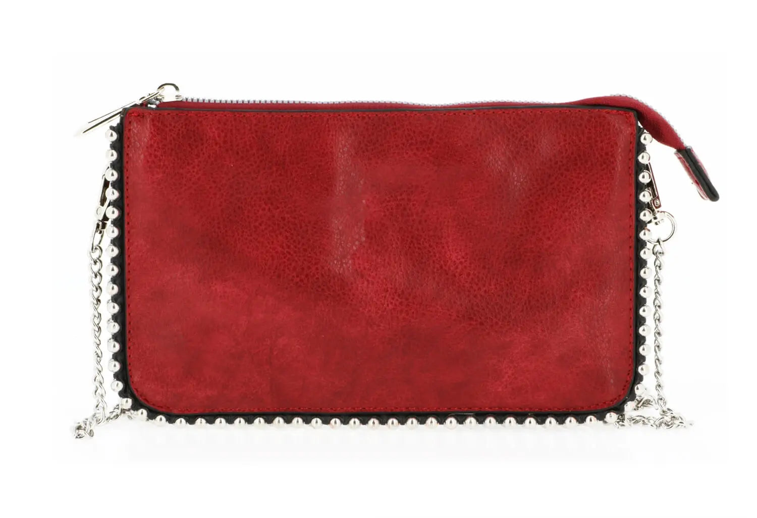 Flora & co Pochette chaînette femme à bille bordeaux