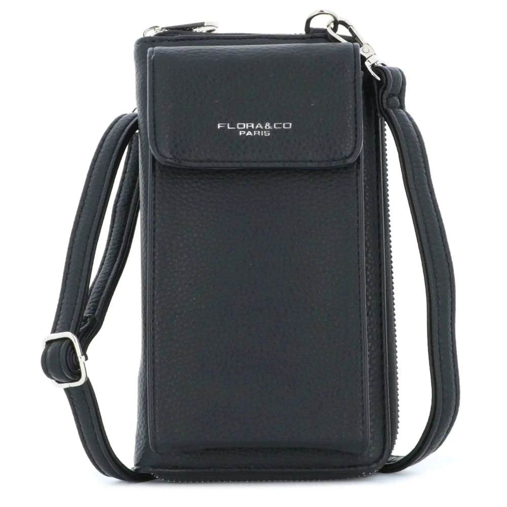 Flora & co Pochette téléphone bandoulière femme noir