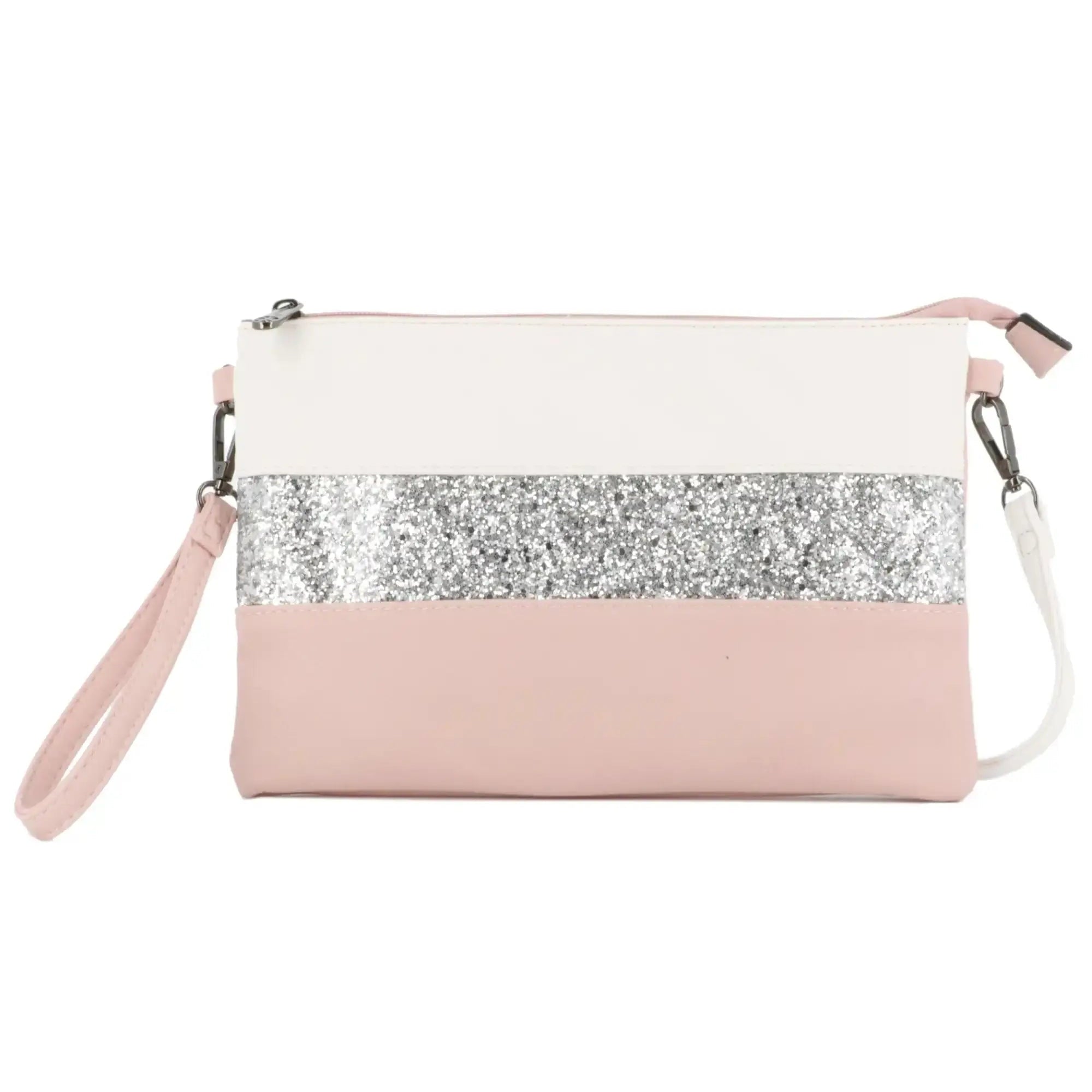 Gallantry Sac bandoulière paillette femme rose