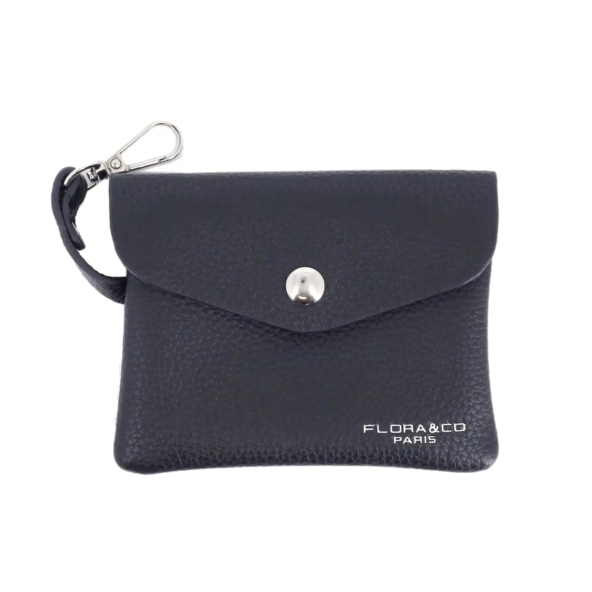Flora & co Porte-monnaie cartes femme crochet bleu