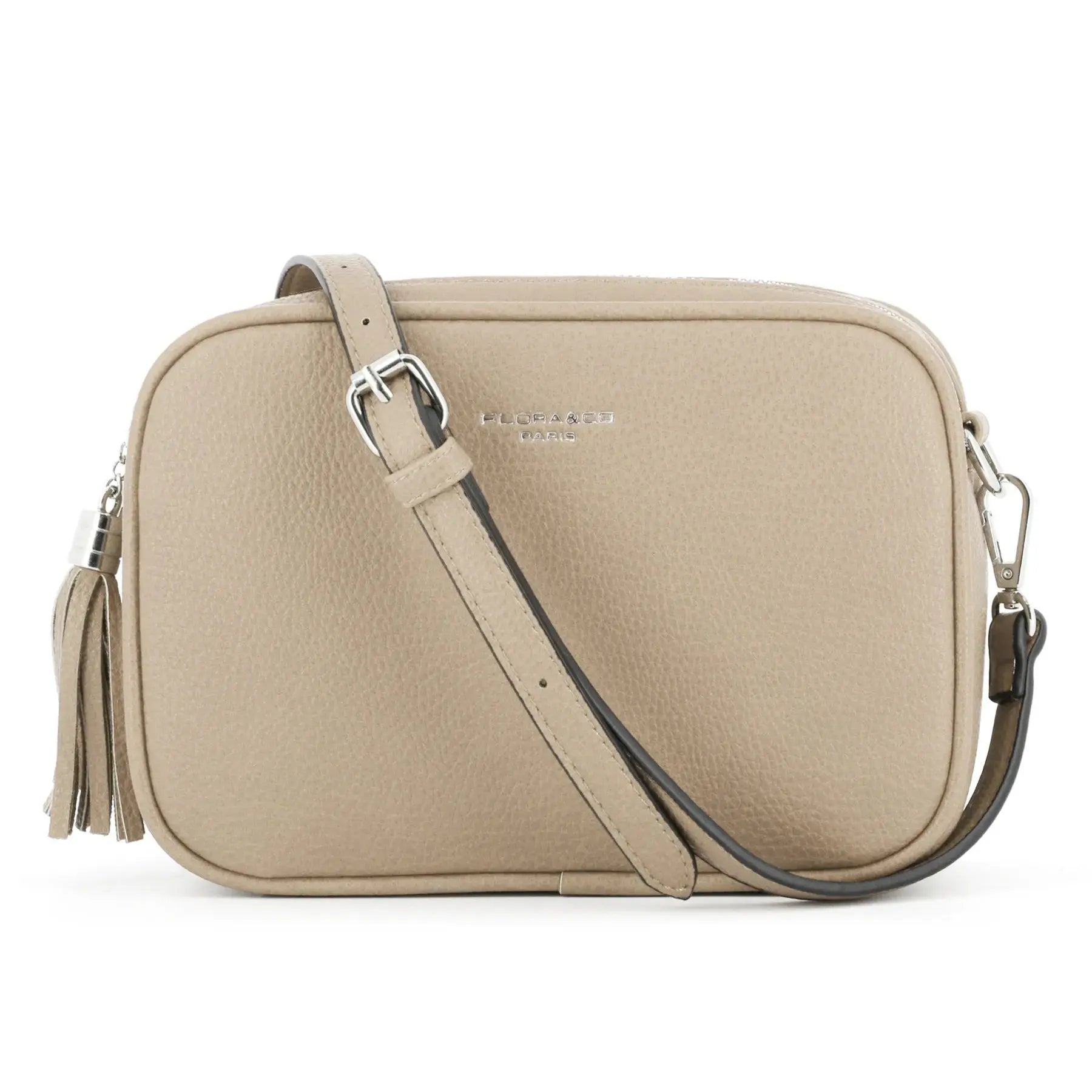 Flora & co Sac caméra bandoulière femme léger beige