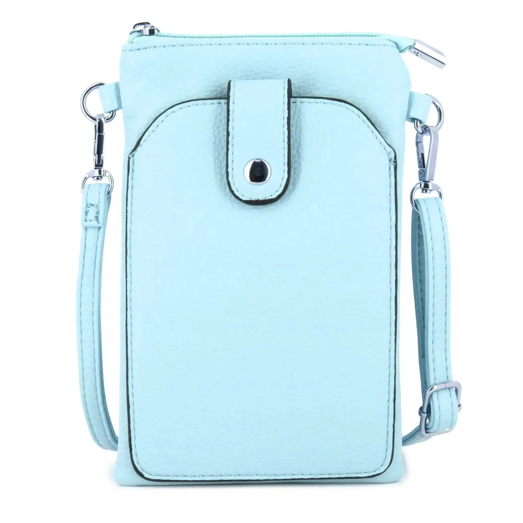 Flora & co Pochette bandoulière téléphone femme bleu clair