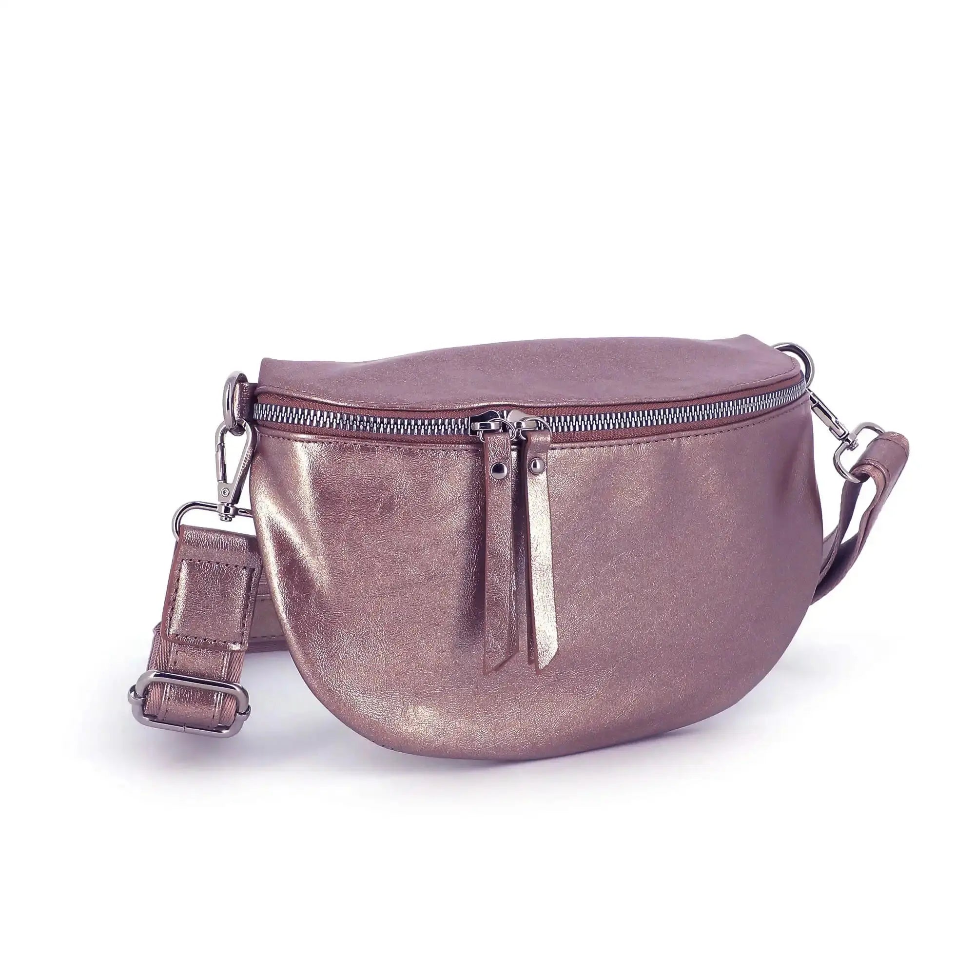 Flora & co Sac banane bandoulière femme irisé cuivre