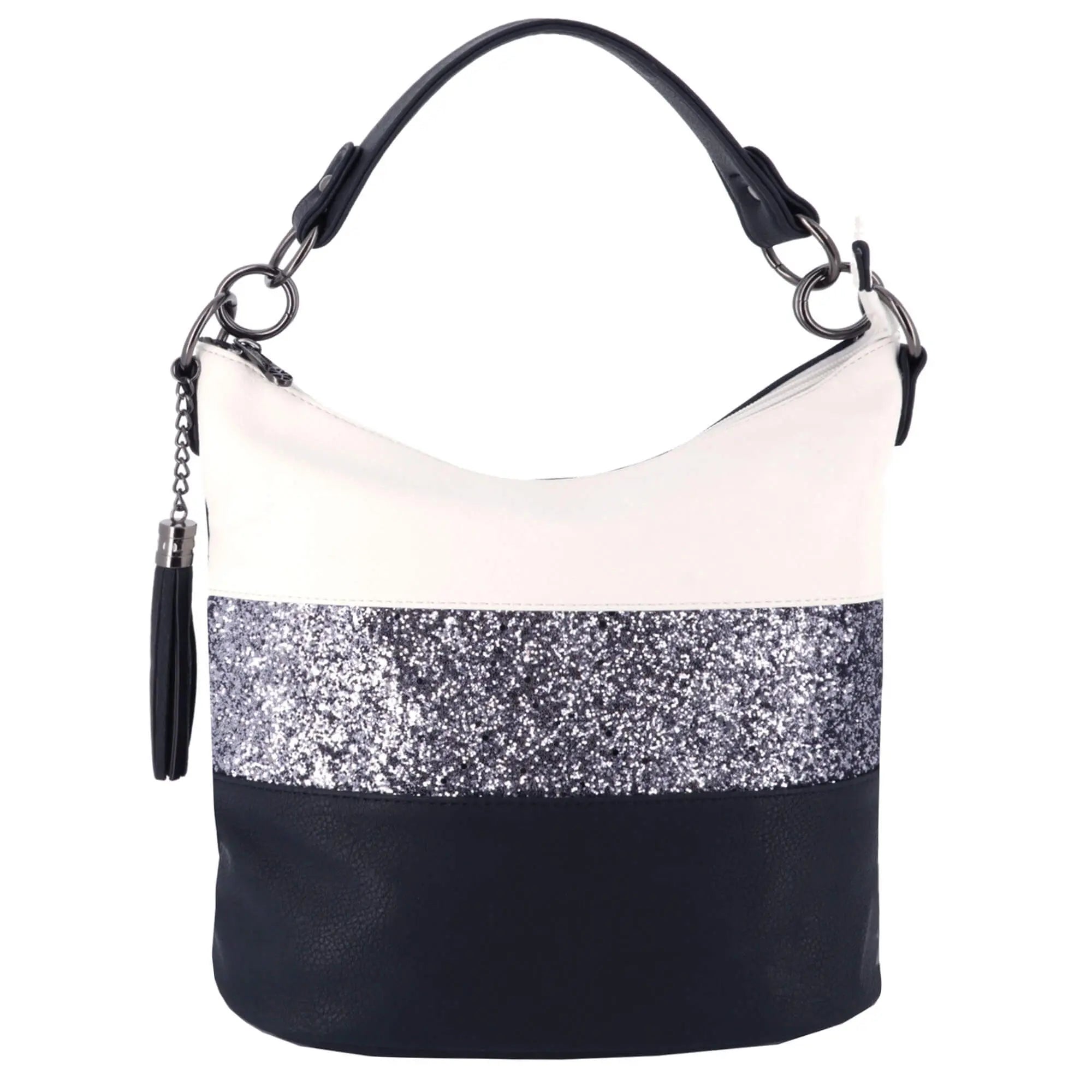 Gallantry Sac à main bandoulière paillette femme bleu