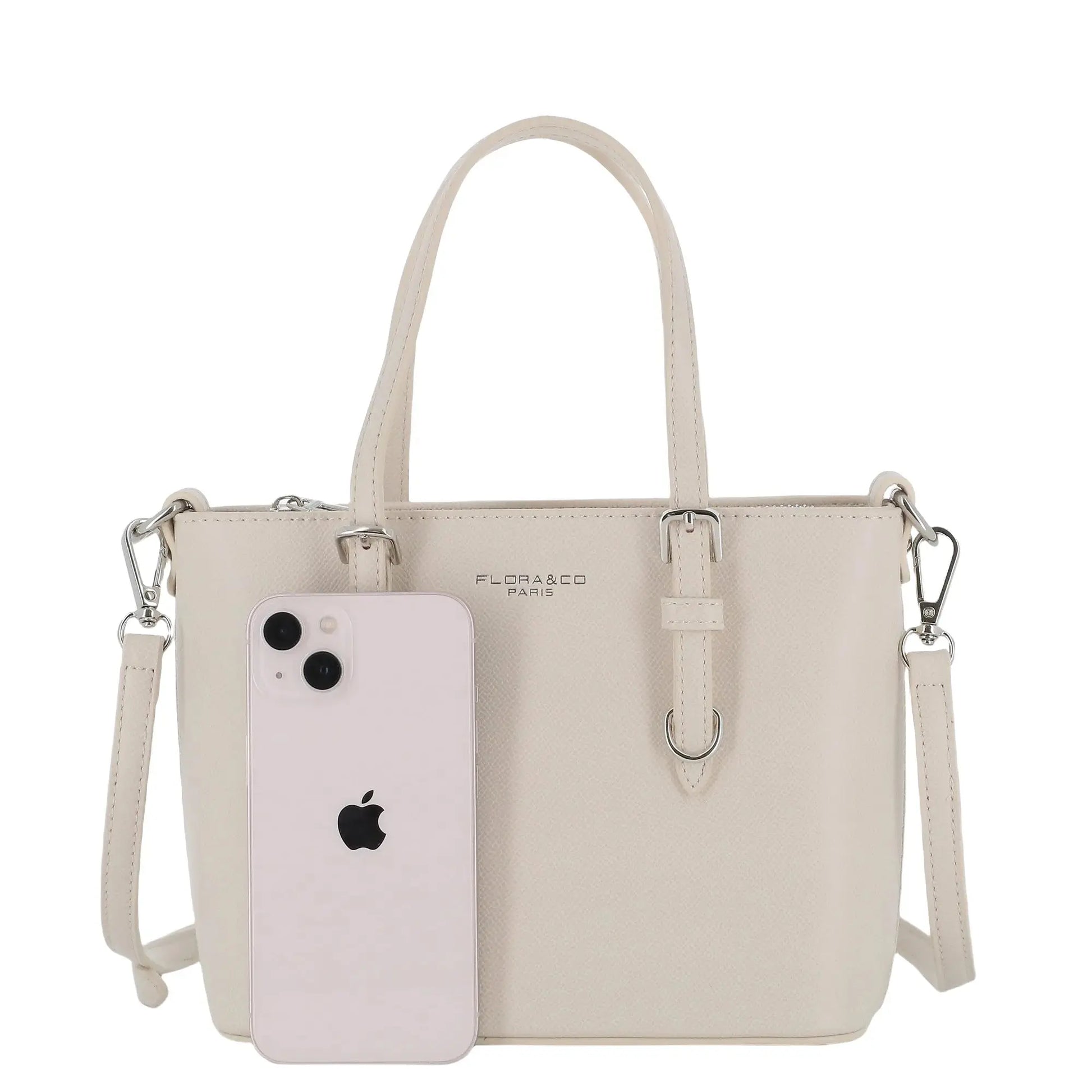 Flora & co Petit sac à main bandoulière femme Ecru
