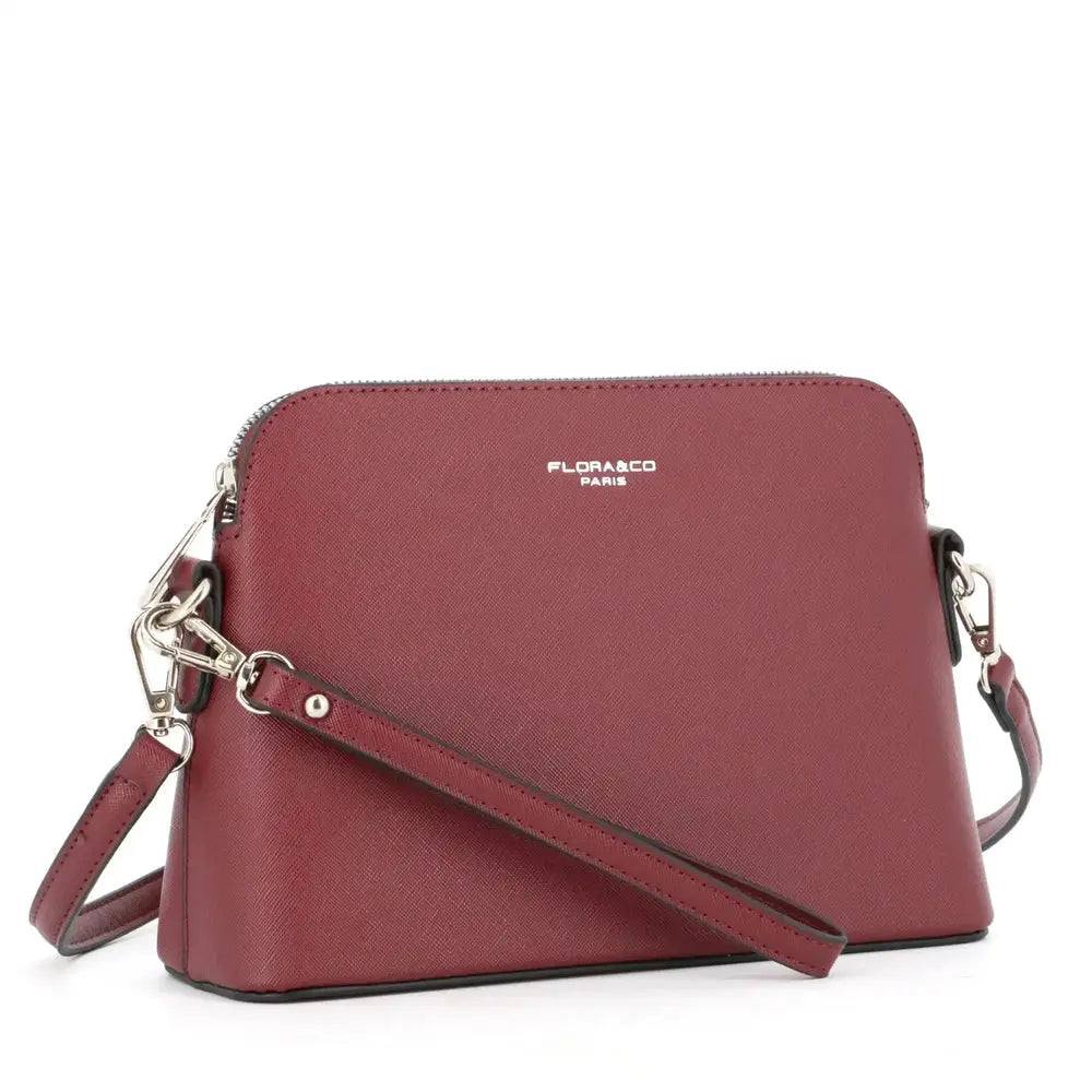 Flora & co Sac bandoulière femme dragonne bordeaux