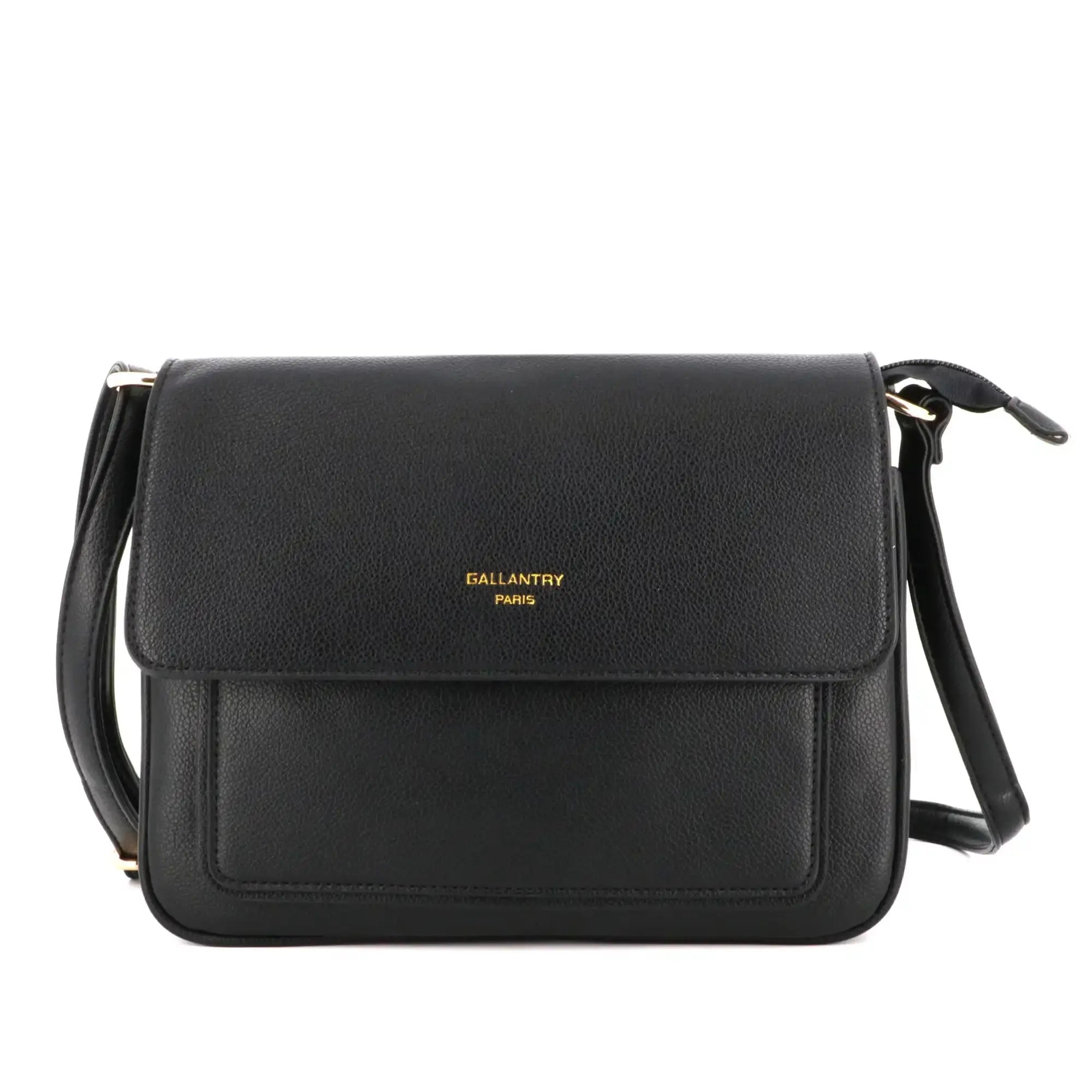 Gallantry Sac d'orgue bandoulière femme noir