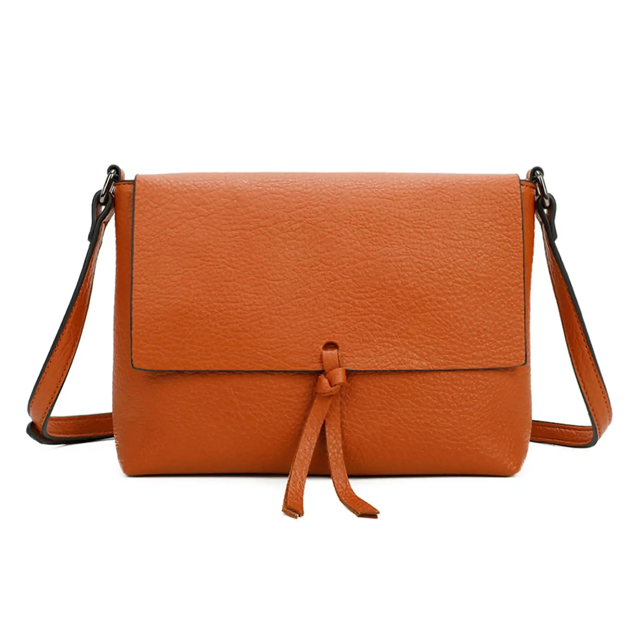 Gallantry Sacoche bandoulière femme multipoche marron