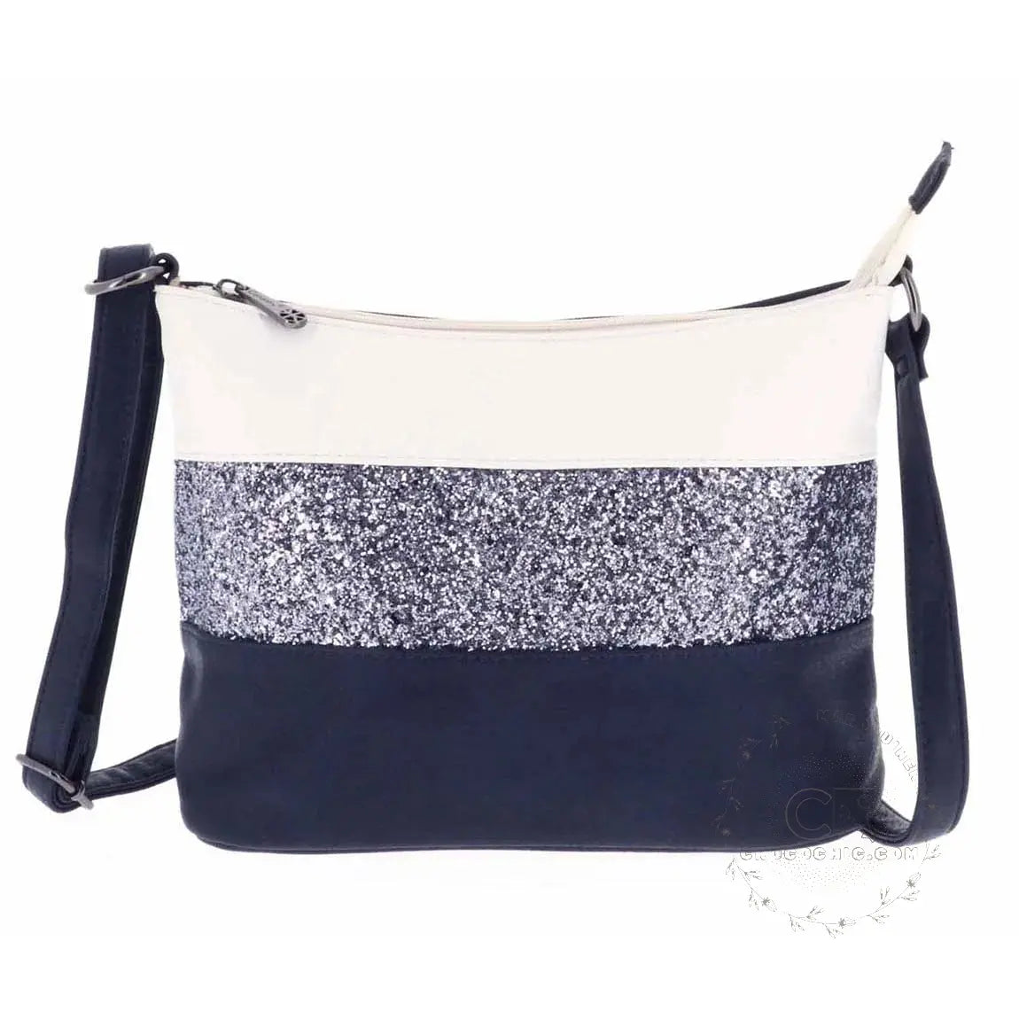 Gallantry sac bandoulière paillettes femme multicolore bleu
