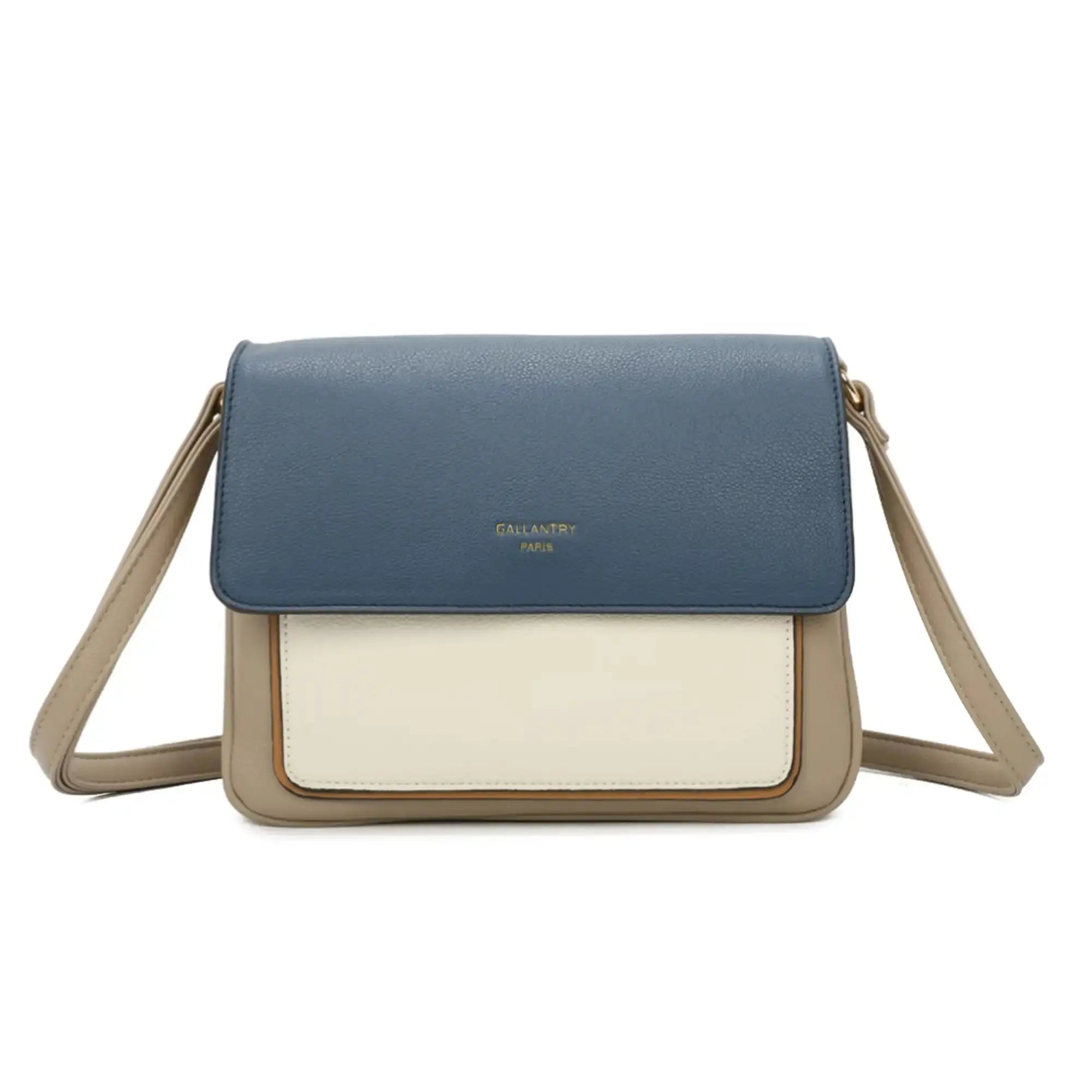 Gallantry Sac d'orgue bandoulière femme bleu