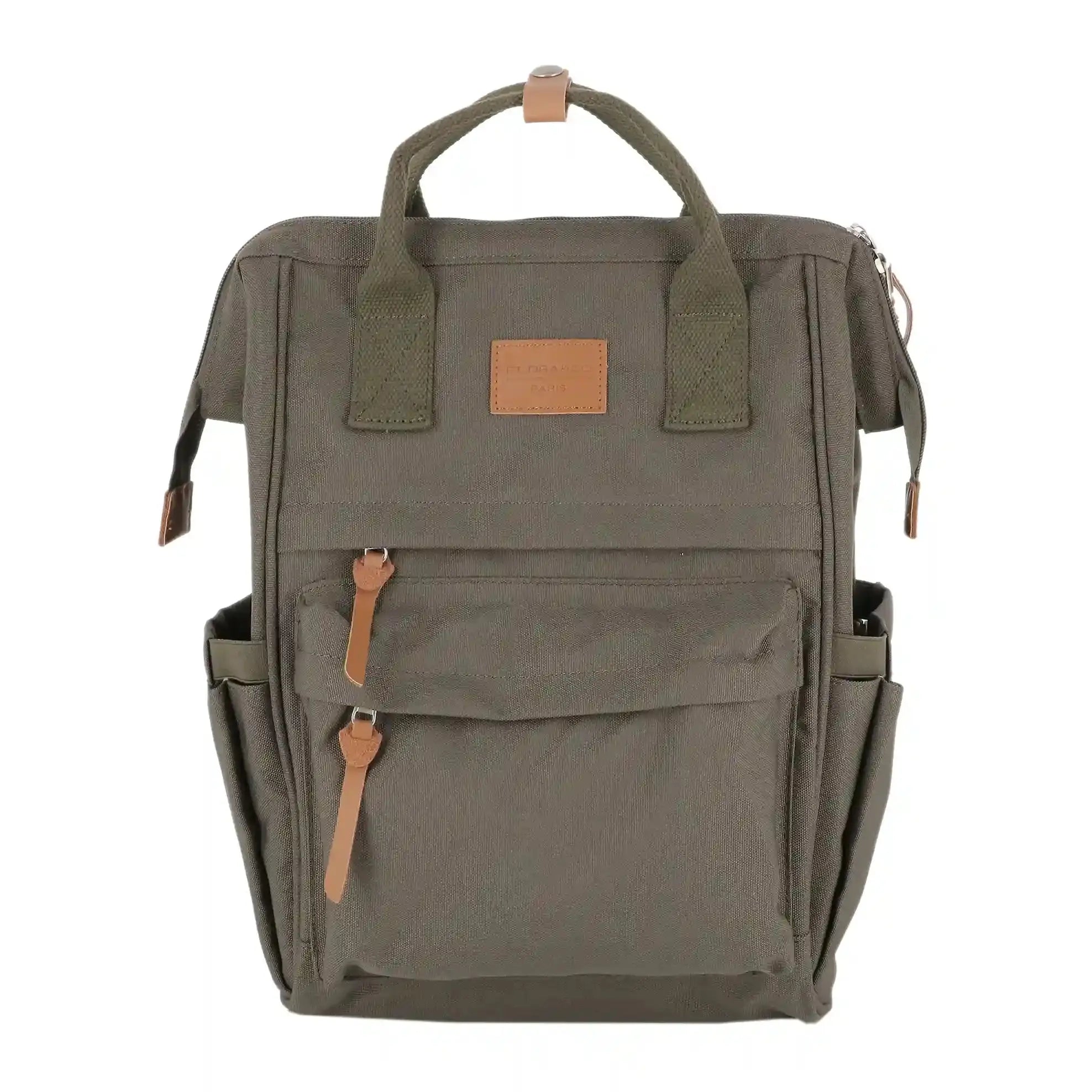 Sac à dos polyvalent PC 15.6 pouces Kaki Flora & co