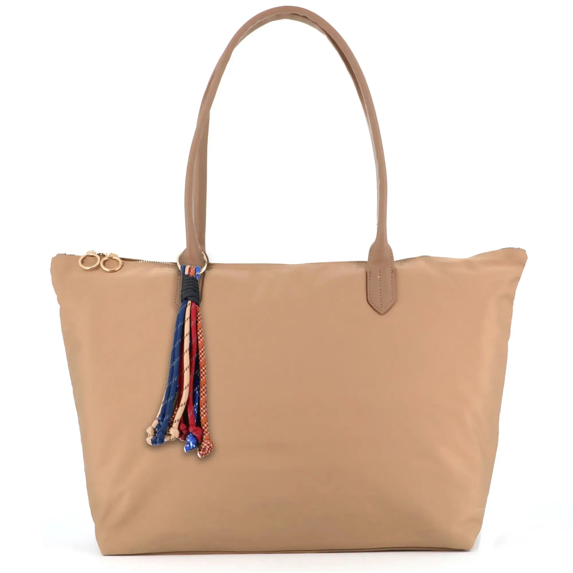 Flora & co Sac cabas femme a4 léger nylon taupe
