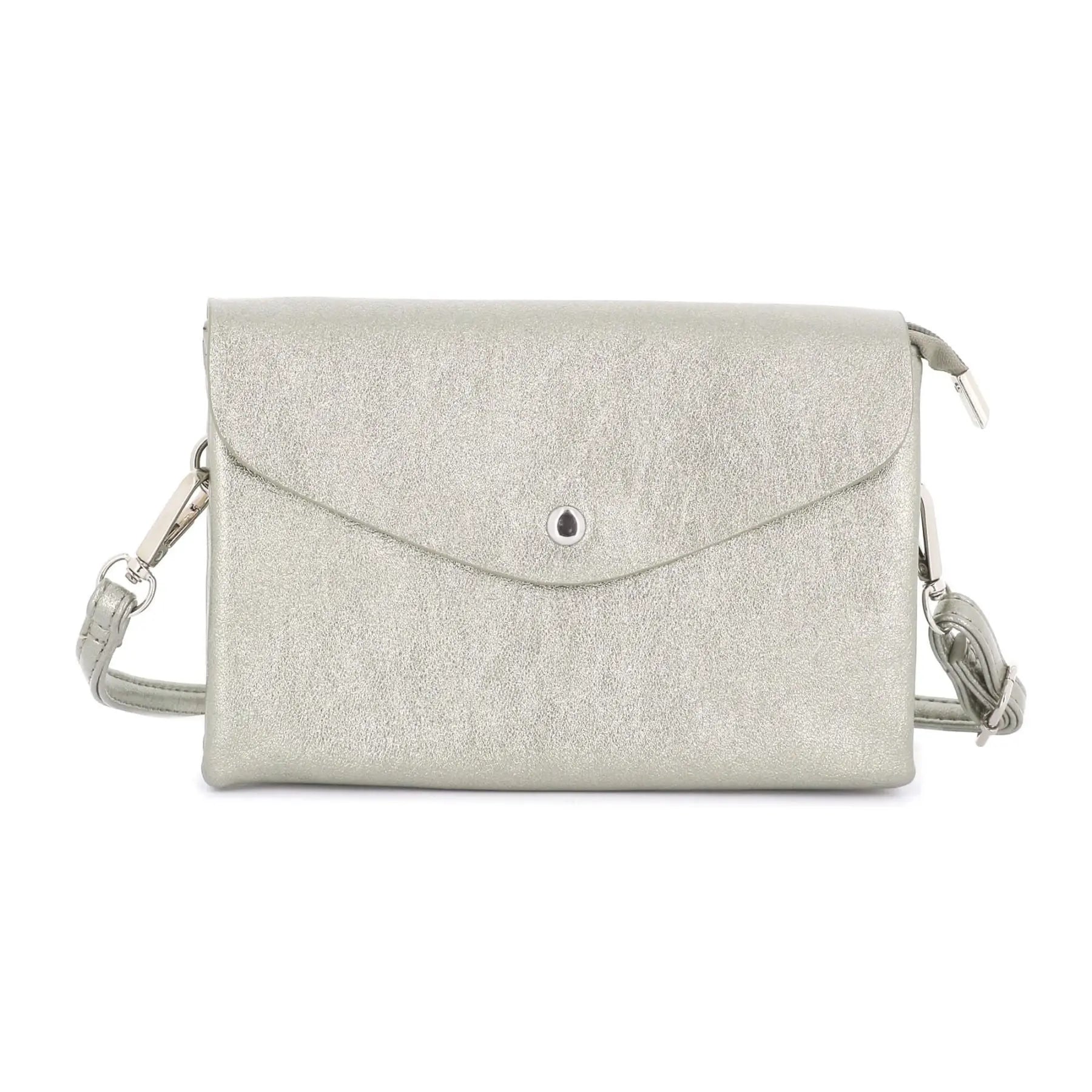 Flora & co Petit sac bandoulière similicuir irisé 2 compartiments