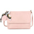 Flora & co Sac Bandoulière Souple Pompon Foulard rose