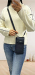 Flora & co Pochette téléphone bandoulière femme bleu marine