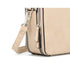 Flora & co Sac caméra bandoulière femme 2 zip beige