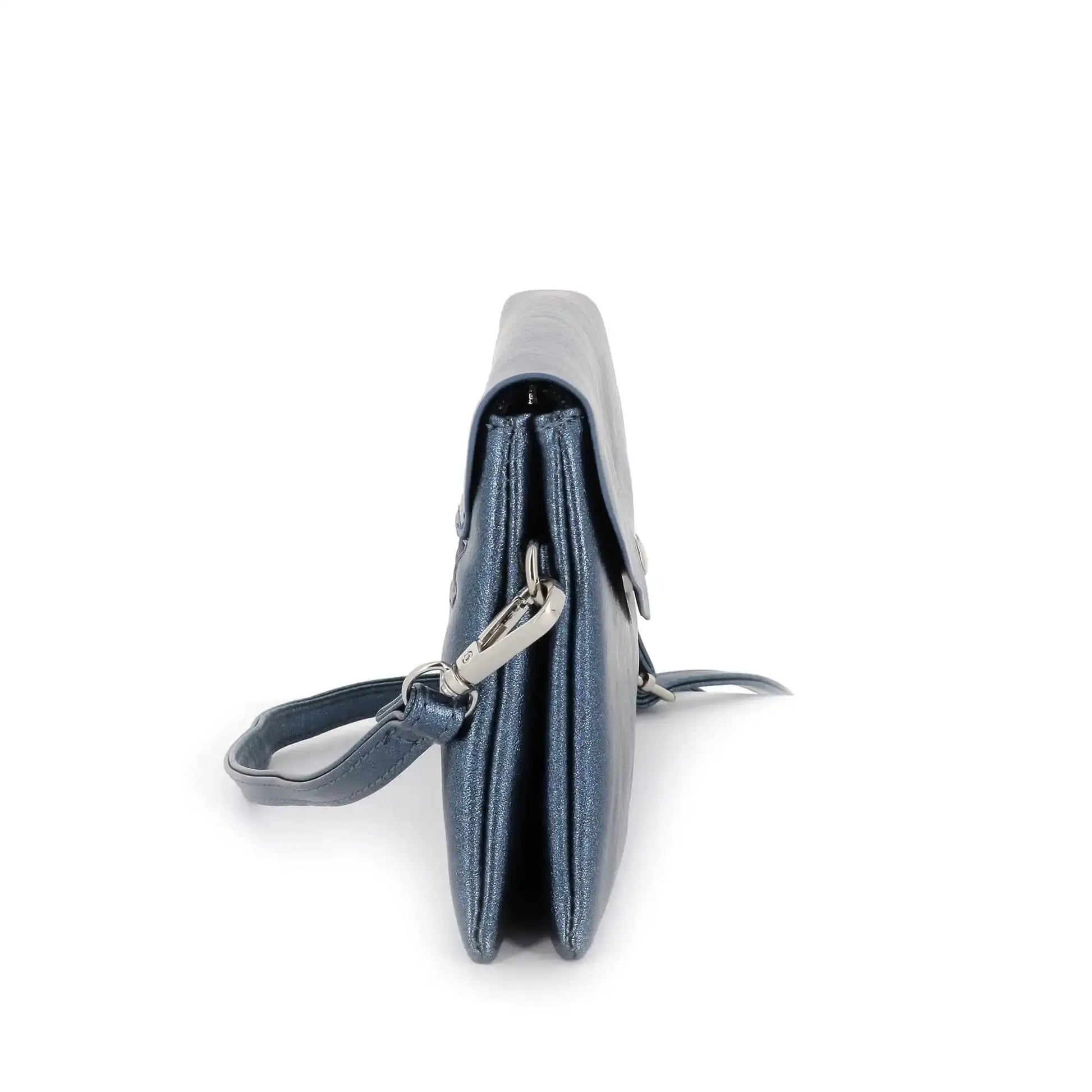 Flora & co Sac bandoulière femme irisé rabat bleu