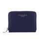 Flora & co Portefeuille porte-carte femme saffiano bleu marine