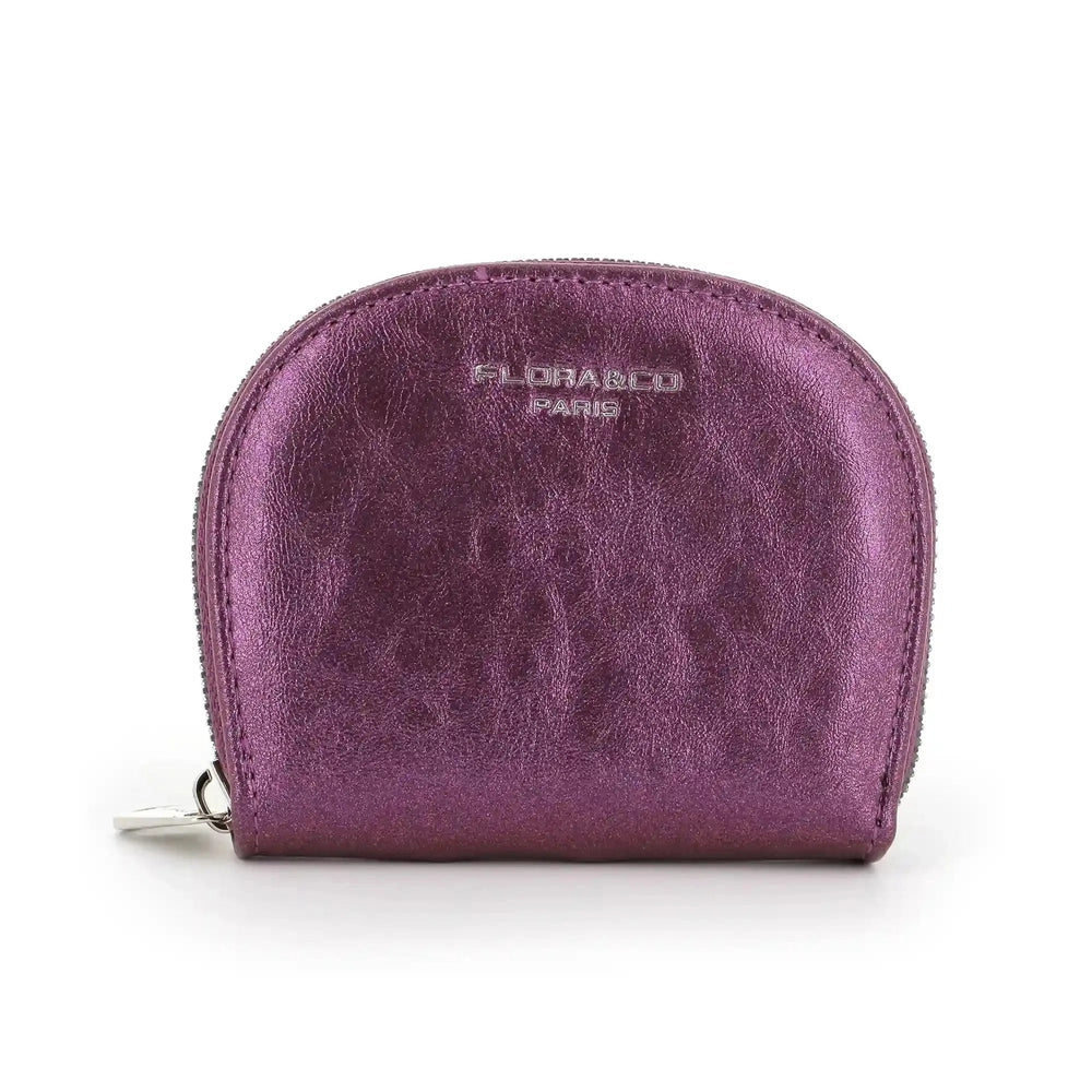 Flora & co Porte-cartes femme 11 emplacements violet