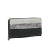 Gallantry Portefeuille long femme tout-en-un paillette gris