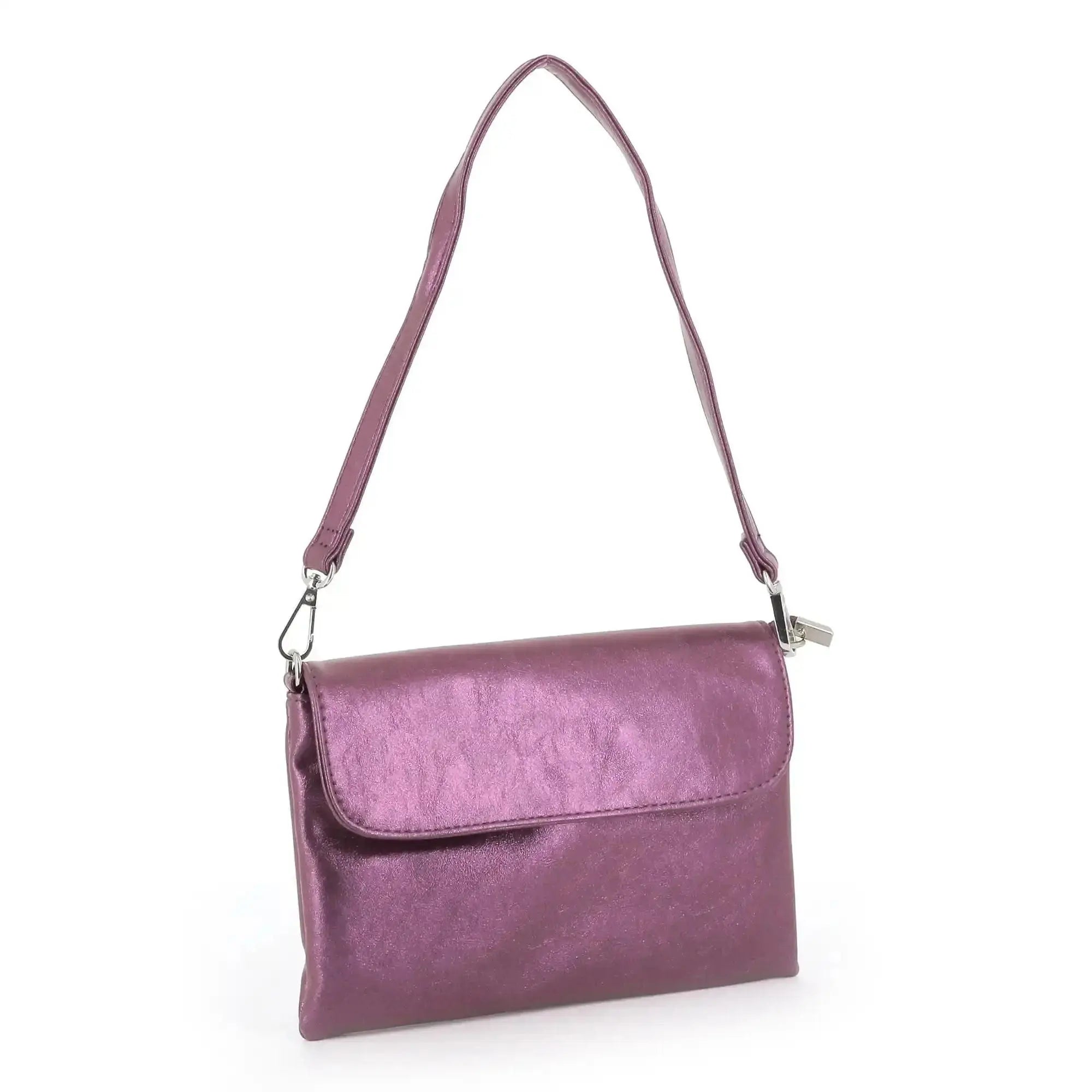 Flora & co Sac bandoulière pochette femme irisé violet