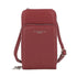 Sac bandoulière téléphone 6.7 Femme rouge foncé Flora & co