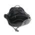 Made in Italy Sac seau à bandoulière femme cuir noir