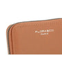 Flora & co Portefeuille porte-carte femme saffiano camel