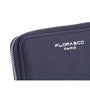 Flora & co Portefeuille porte-carte femme saffiano bleu marine