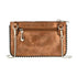 Flora & co Pochette chaînette femme à bille brillant marron