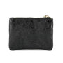 Vue 5 du Porte-monnaie femme cuir irisé 01 noir par Made in Italy.