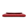 Gallantry Portefeuille longue tri-pli pu cuir matelassé rouge
