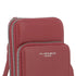 Sac bandoulière téléphone 6.7 Femme rouge foncé Flora & co