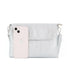 Flora & co Sac bandoulière pochette femme irisé argent