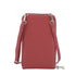 Sac bandoulière téléphone 6.7 Femme rouge foncé Flora & co