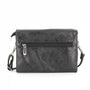 Flora & co Sac bandoulière femme irisé rabat noir