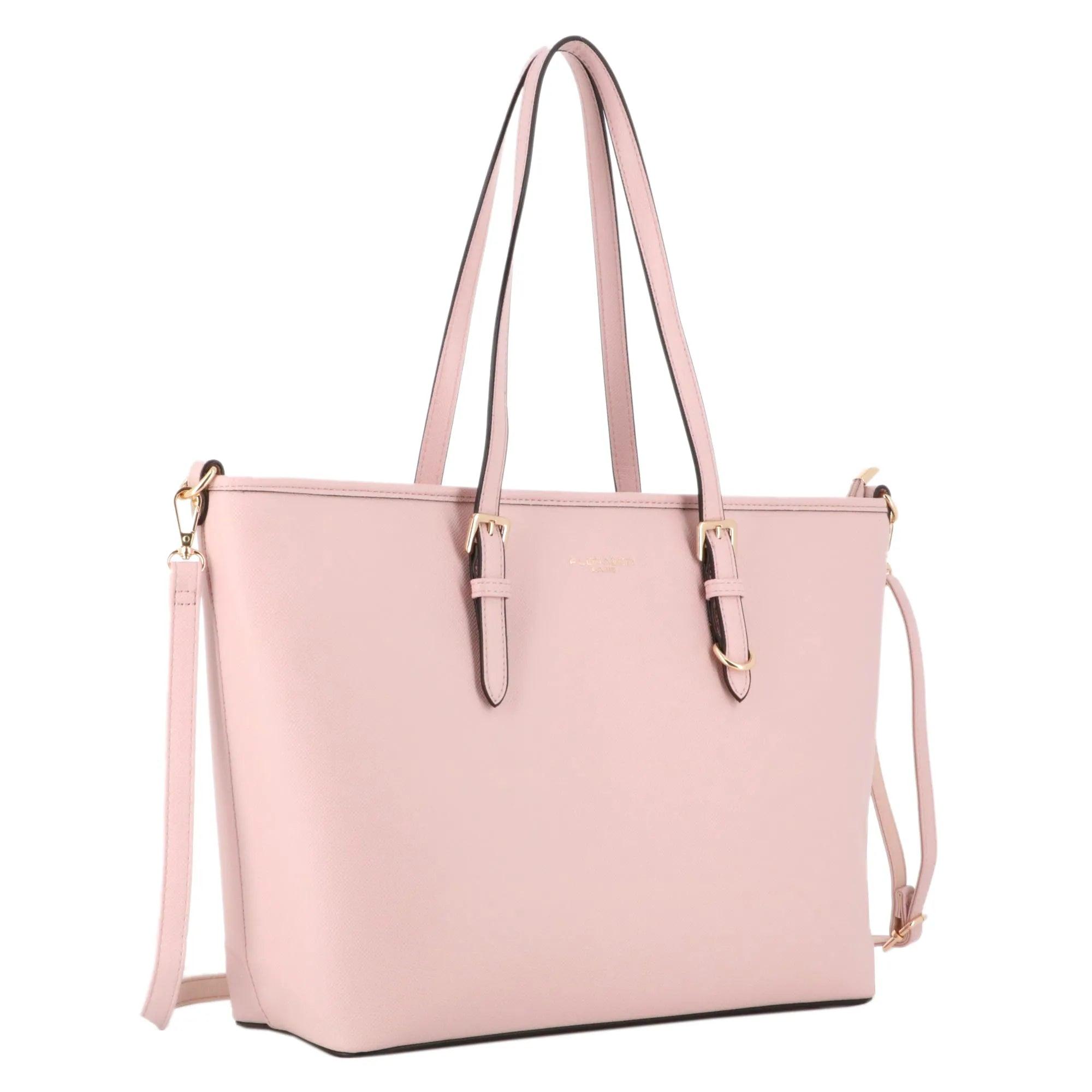 Flora & co - Sac cabas grainé femme format a4 lycée rose