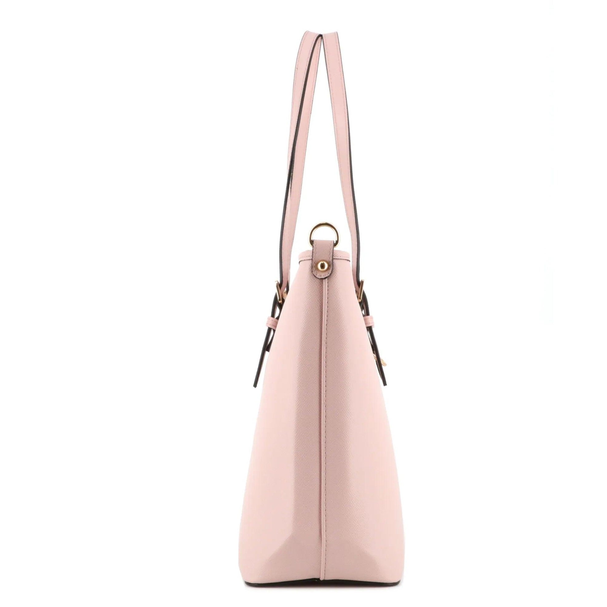 Flora & co - Sac cabas grainé femme format a4 lycée rose