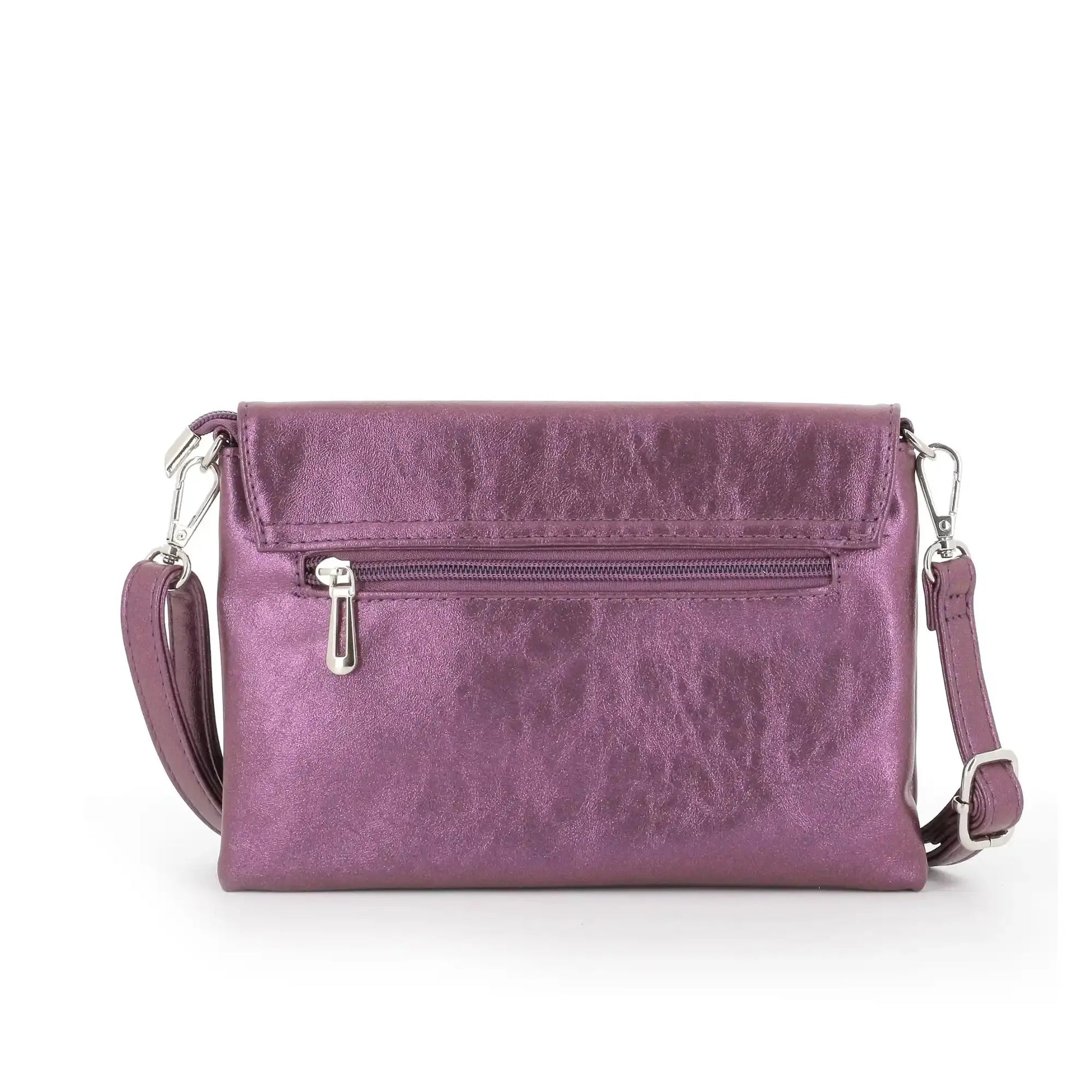 Flora & co Sac bandoulière pochette femme irisé violet